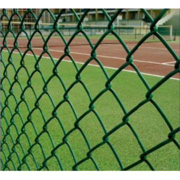 Galvanisé / PVC Coated Chain Link Fence / Chain Link Wire Fencing (XM-06)